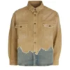 Canvas overhemd met distressed look Canvas overhemd met distressed look