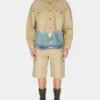 Canvas overhemd met distressed look Canvas overhemd met distressed look