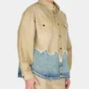 Canvas overhemd met distressed look Canvas overhemd met distressed look
