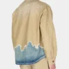 Canvas overhemd met distressed look Canvas overhemd met distressed look