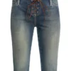 Capri-Jeans met vetersluiting Capri-Jeans met vetersluiting