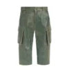 Cargo-broek van gekraakt leer