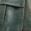 Cargo-broek van gekraakt leer