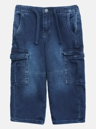 Cargo-Jeans van gebreid materiaal (3M-7)