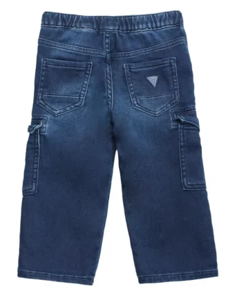 Cargo-Jeans van gebreid materiaal (3M-7)