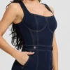 Carla denim jumpsuit