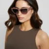 Cat-Eye-zonnebril met ketting Cat-Eye-zonnebril met ketting