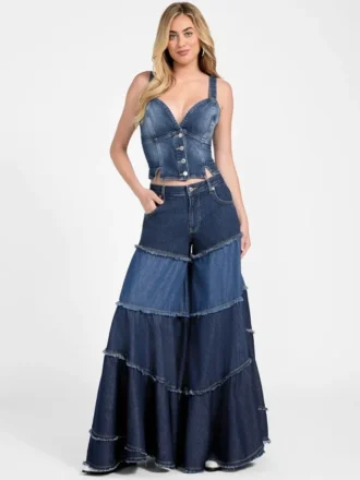 Cathy Denim Bustier