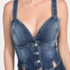 Cathy Denim Bustier