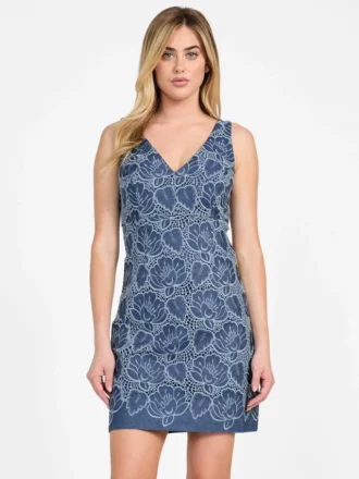 Caylee-jurk met borduursels