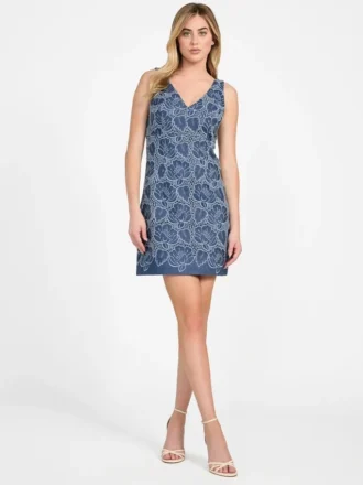 Caylee-jurk met borduursels