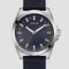 Champ zwart analoog siliconenhorloge