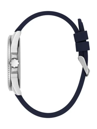 Champ zwart analoog siliconenhorloge