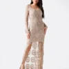 Charli gehaakte maxi-jurk Charli gehaakte maxi-jurk