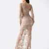 Charli gehaakte maxi-jurk Charli gehaakte maxi-jurk