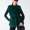 Chloe gilet van imitatiebont Chloe gilet van imitatiebont
