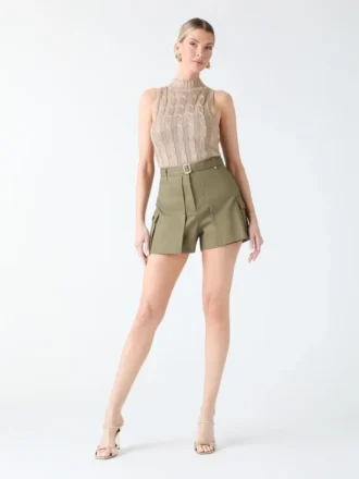 Cindy cargoshort met riemen