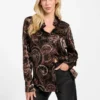 Clarisse oversized overhemd met paisley-print Clarisse oversized overhemd met paisley-print