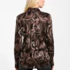 Clarisse oversized overhemd met paisley-print Clarisse oversized overhemd met paisley-print
