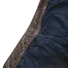 Contrasterende denim flare broek Contrasterende denim flare broek