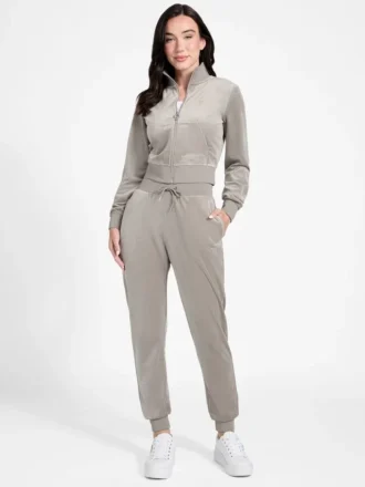 Couture fluwelen joggingbroek