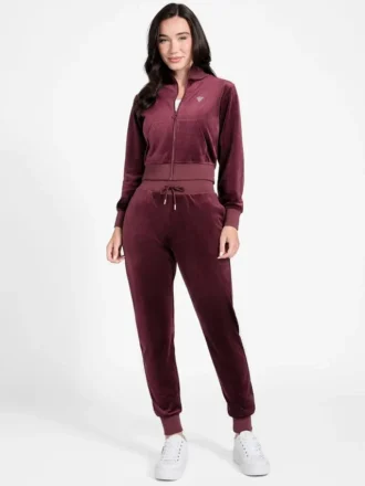 Couture fluwelen joggingbroek