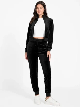 Couture fluwelen joggingbroek