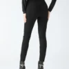 Coy leren legging met hoge taille Coy leren legging met hoge taille
