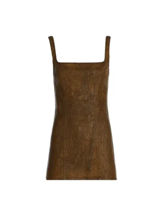 Crackle Denim Jurk