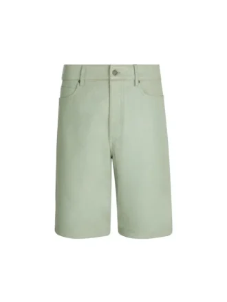 Crackle leren short