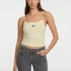 Crop top met geborduurde ster