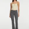 Crop top met geborduurde ster