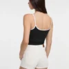 Crop-top met geborduurde ster