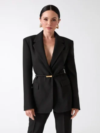Dalia blazer met enkele rij knopen