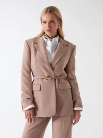Dalia blazer met enkele rij knopen