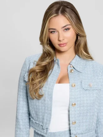 Daphnee cropped jas van tweed