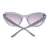 Darla versierde cat-eye zonnebril Darla versierde cat-eye zonnebril