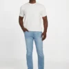 David T-shirt met bloemenapplicatie