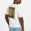 David T-shirt met bloemenapplicatie