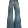 Denim broek met lage taille en wijde pijpen Denim broek met lage taille en wijde pijpen