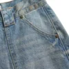 Denim broek met lage taille en wijde pijpen Denim broek met lage taille en wijde pijpen