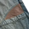 Denim broek met lage taille en wijde pijpen Denim broek met lage taille en wijde pijpen