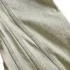 Denim broek met panelen en uitlopende pijpen