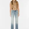 Denim broek met uitlopende pijpen Denim broek met uitlopende pijpen