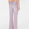 Denim broek met uitlopende pijpen Denim broek met uitlopende pijpen