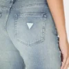 Denim broek met uitlopende pijpen Denim broek met uitlopende pijpen