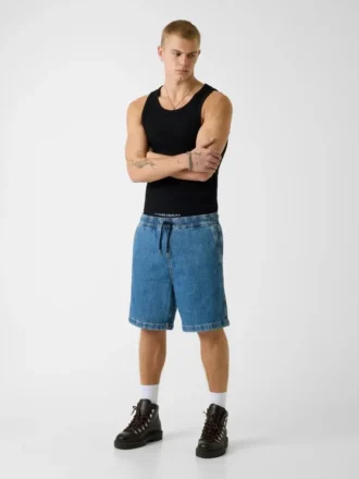 Denim joggingbroek