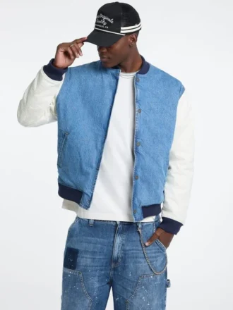 Denim Letterman-jas