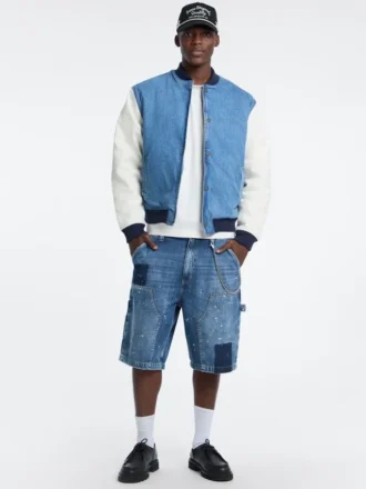 Denim Letterman-jas