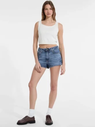 Denim shorts